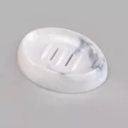 Stampo in silicone per portasapone ovale 13x9,5 cm x1