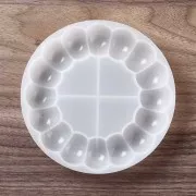 Stampo in silicone per sottobicchieri a fiore da 13 cm x1