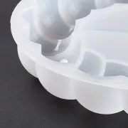 Stampo in silicone per sottobicchieri a fiore da 13 cm x1