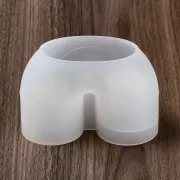 Stampo in silicone per portacandele a U asimmetrico 7x10 cm x1