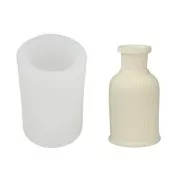 Stampo in silicone per vaso scanalato 8x4 cm x1