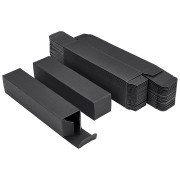Scatola per gioielli in cartone 14x3x3 cm - Nero x1