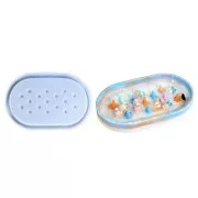 Stampo in silicone per vassoio ovale ad anelli 24,5x15 cm x1