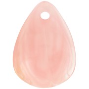 Zecchini a petalo di fiore curvo da 17 mm - Pesca marmorizzata x15