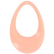 Pendente a goccia in acrilico opaco 45x30 mm - Peach x1|raw }}