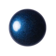 Cabochon rotondo in vetro di Puca® 18 mm - Caribbean Blue Metallic Mat x1|raw }}