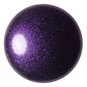 Cabochon rotondo in vetro di Puca® 25 mm - Dark Lilac Metallic Mat x1