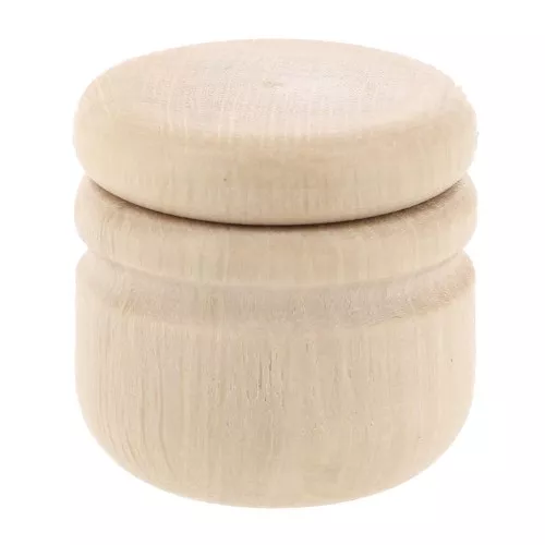 Supporto in legno da decorare Puca® 33x34 mm - Jodie mini - Scatola segreta x1
