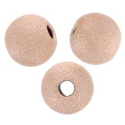 Palline diamantate mm. 4 in Rose Gold filled x8|raw }}