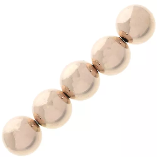 Pallina mm. 8 in Rose Gold filled x1