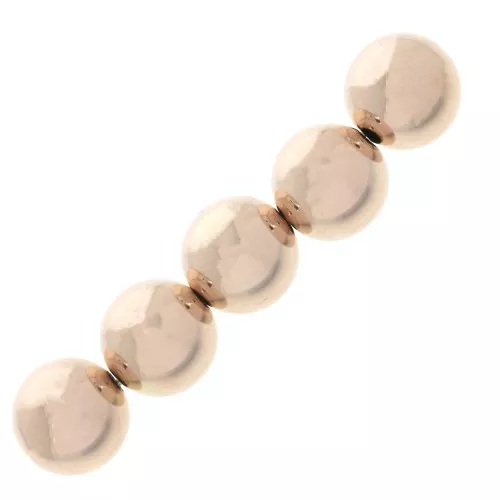 Pallina mm. 6 in Rose Gold filled x5