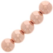 Palline mm. 3 in Rose Gold filled x10