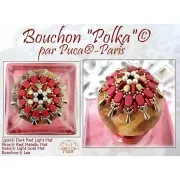 Tappo conico decorativo in legno - Léa par Puca® 72x43 mm da personalizzare x1