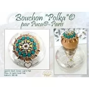 Tappo conico decorativo in legno - Léa par Puca® 72x43 mm da personalizzare x1