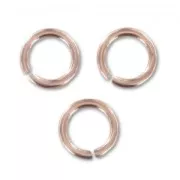Anellini aperti mm.  5x0.76  in Rose Gold filled x10