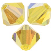 Biconi Preciosa 5 mm - MC Bead Rondell - Citrine AB x12