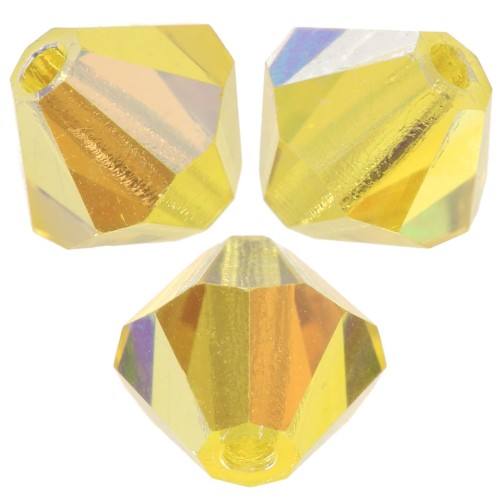 Biconi Preciosa 5 mm - MC Bead Rondell - Citrine AB x12