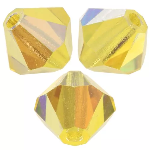 Biconi Preciosa 5 mm - MC Bead Rondell - Citrine AB x12