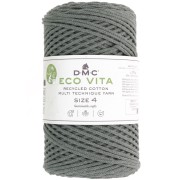 Rocchetto di cordoncino in cotone riciclato DMC 3 mm - Eco Vita 4 - Verde militare x 200m