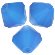 Biconi Preciosa 5 mm - MC Bead Rondell - Capri Blue Matt x12