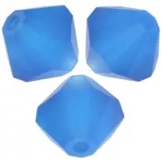 Biconi Preciosa 5 mm - MC Bead Rondell - Capri Blue Matt x12