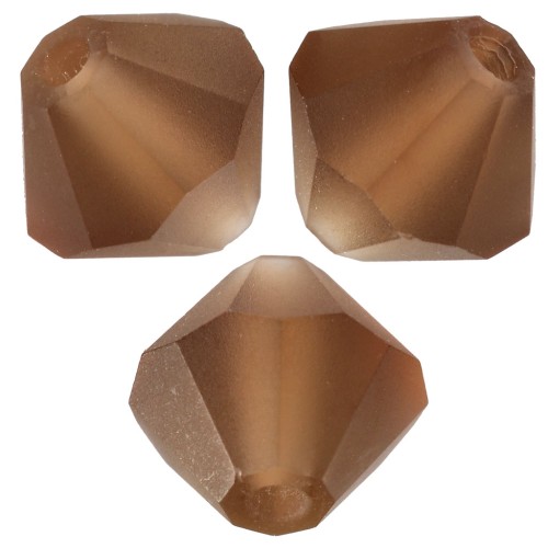 Biconi Preciosa 5 mm - MC Bead Rondell - Smoked Topaz Matt x12