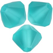 Biconi Preciosa 5 mm - MC Bead Rondell - Blue Zircon Matt x12