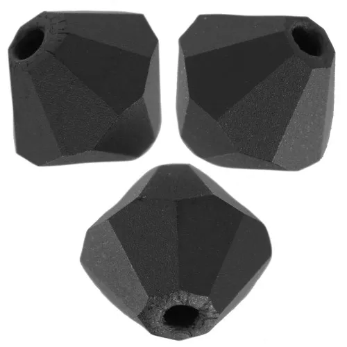 Biconi Preciosa 5 mm - MC Bead Rondell - Jet Matt x12