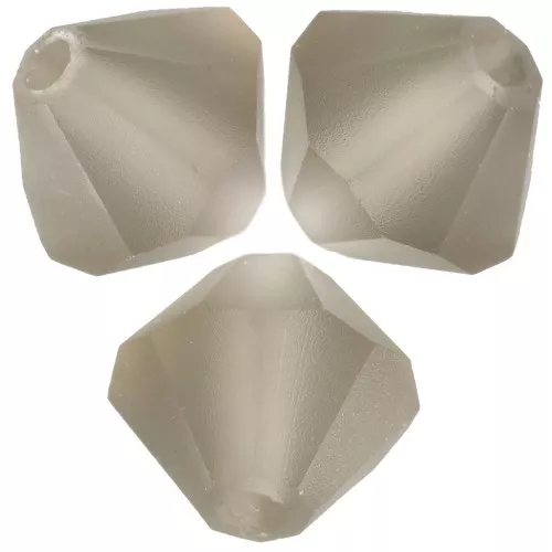 Biconi Preciosa 5 mm - MC Bead Rondell - Black Diamond Matt x12