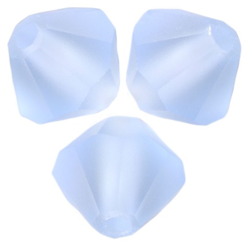 Biconi Preciosa 5 mm - MC Bead Rondell - Light Sapphire Matt x12