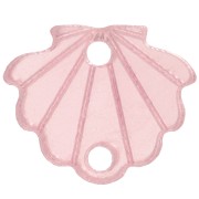 Distanziatore a conchiglia in plexiglas 11,5x14 mm - Rosa chiaro x1|raw }}