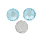 Strass da incollare Cristal Preciosa 2 mm - Aqua Bohemica x36
