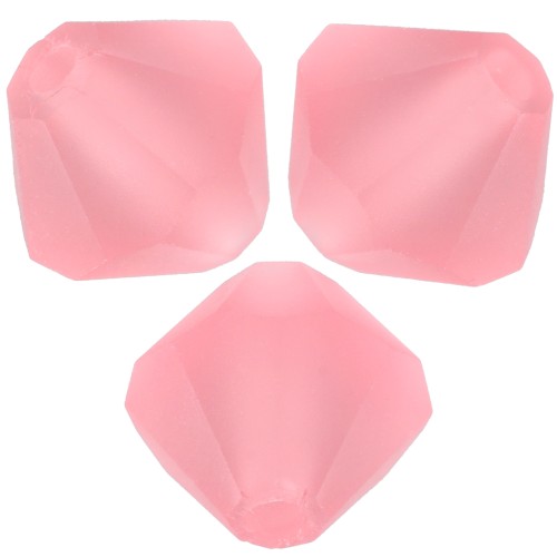 Biconi Preciosa 6 mm - MC Bead Rondell - Rose Peach Matt x12