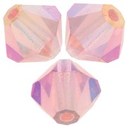 Biconi Preciosa 6 mm - MC Bead Rondell - Rose Peach AB 2X x12