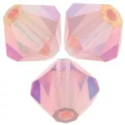 Biconi Preciosa 6 mm - MC Bead Rondell - Rose Peach AB 2X x12