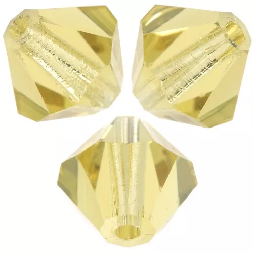 Biconi Preciosa 6 mm - MC Bead Rondell - Acid Yellow x12