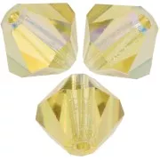 Biconi Preciosa 6 mm - MC Bead Rondell - Acid Yellow AB x12