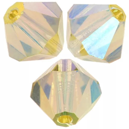 Biconi Preciosa 6 mm - MC Bead Rondell - Acid Yellow AB 2X x12