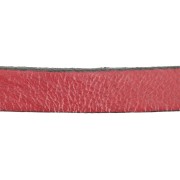 Laccetto cuoio mm. 10 Rosso metallizzato x30cm