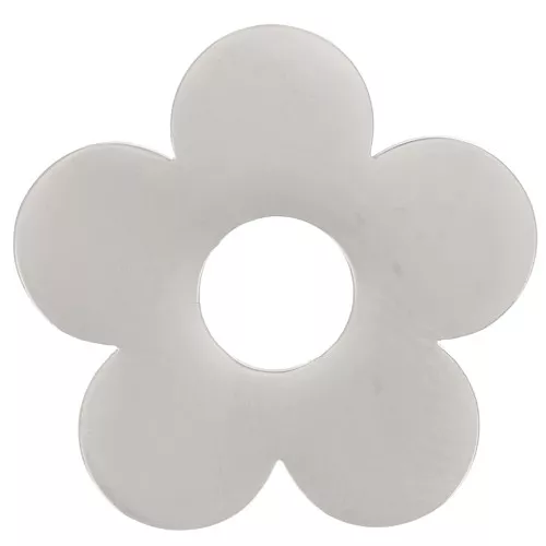 Ciondoli a fiore da 16 mm - Acciaio inossidabile 316L x2
