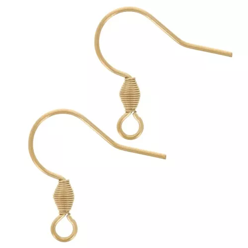 Ganci da 17 mm con anello aperto - Acciaio inossidabile 304L dorato x50