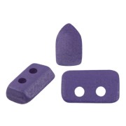 Perle in vetro Piros® di Puca® 2x5 mm - Dark Violet Light Mat x10g