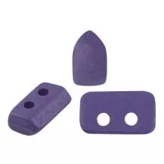 Perle in vetro Piros® di Puca® 2x5 mm - Dark Violet Light Mat x10g