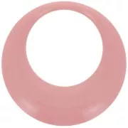 Rosa - Pendente rotondo cavo in resina opaca 44 mm - Rosa salmone x1 Pendente rotondo cavo in resina opaca 44 mm - Rosa salmone x1