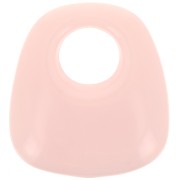 Pendente trapezio in resina opaca 23x21 mm - Rosa chiaro x1|raw }}
