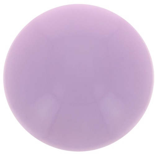 Cabochon rotondo di 14 mm in resina opaca - Viola chiaro x1