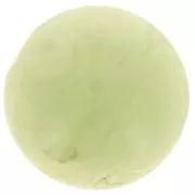 Cabochon rotondo di 14 mm in resina traslucida - Lichene marmorizzato x1