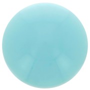 Cabochon rotondo in resina opaca 14 mm - Blu pastello x1|raw }}