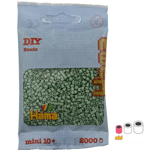 Perline da stiro Hama MINI 2,5 mm - Eucalipto (n°101) x2000