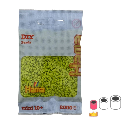 Perline da stiro Hama MINI 2,5 mm - Lime (n°104) x2000